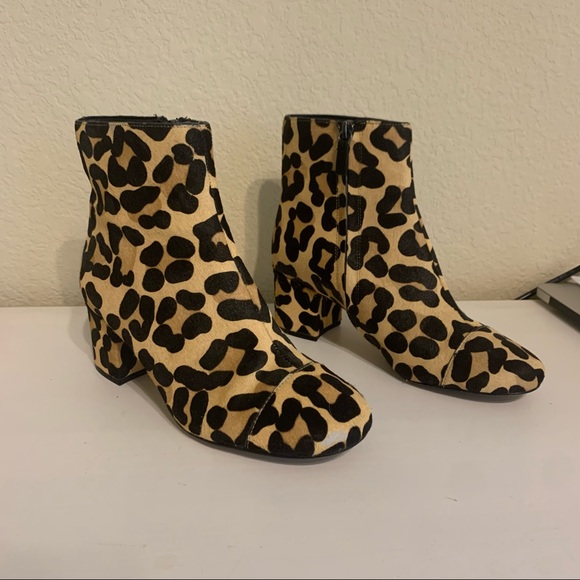 Leopard Print Booties - Picture 1 of 5